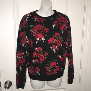 Size small Divided crew neck sweater